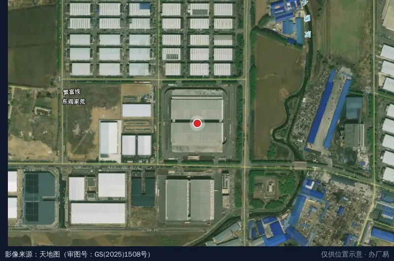 亚一物流园卫星位置示意图