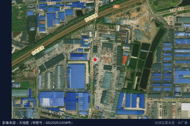 佳琦物流园卫星位置示意图