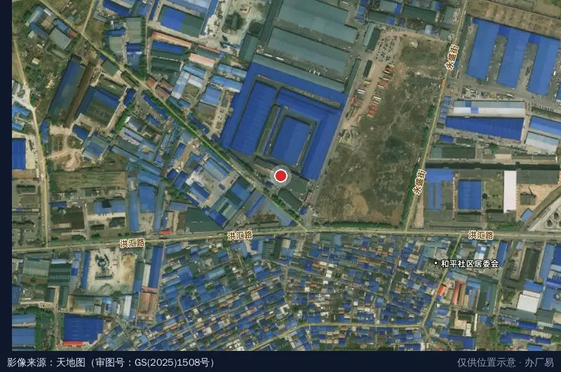 安华快运物流园卫星位置示意图