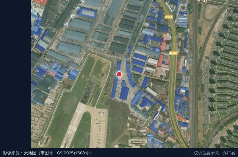 盛东升物流(丁香物流园南区)卫星位置示意图