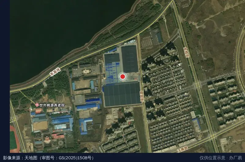 京东四海物流园卫星位置示意图
