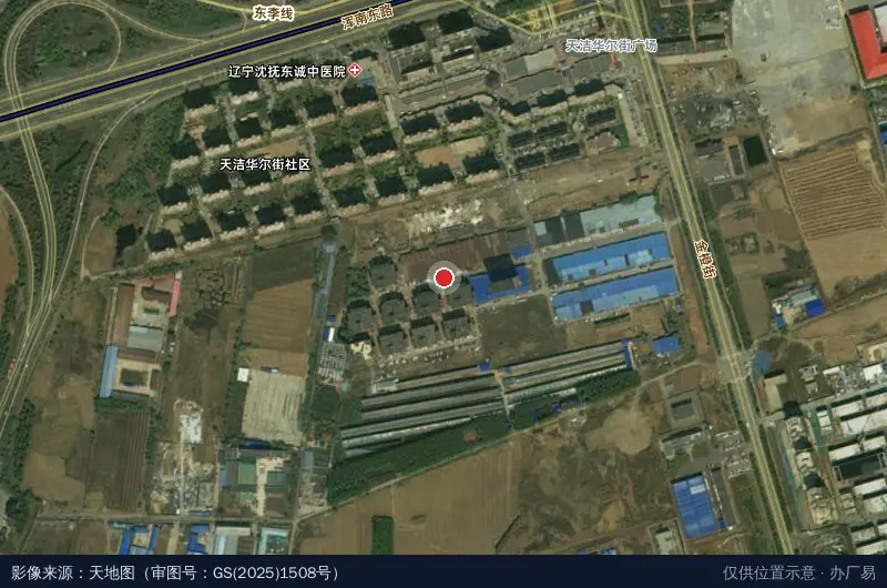 长吉物流汪家鞋园卫星位置示意图