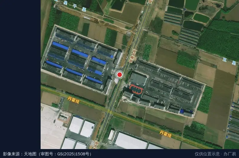深国际·沈阳综合物流港卫星位置示意图