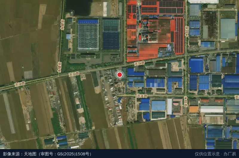辽博物流园卫星位置示意图