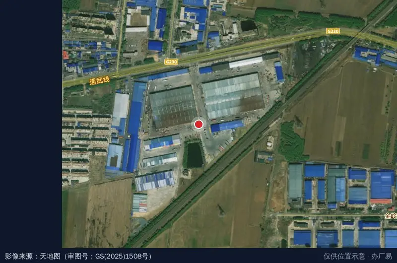 龙士达物流产业园卫星位置示意图