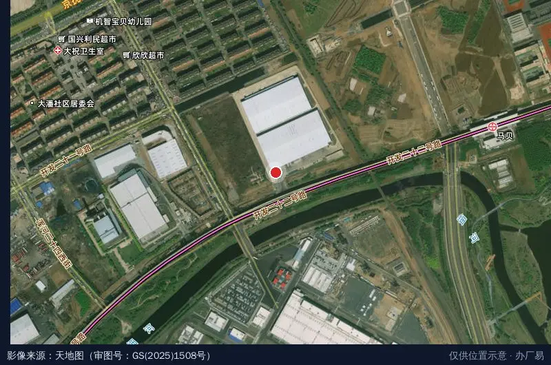 普洛斯铁西汽车产业园卫星位置示意图