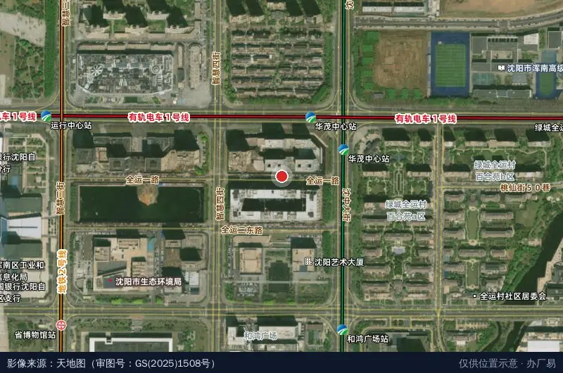 名仕财富中心蓝谷产业园103-7号卫星位置示意图