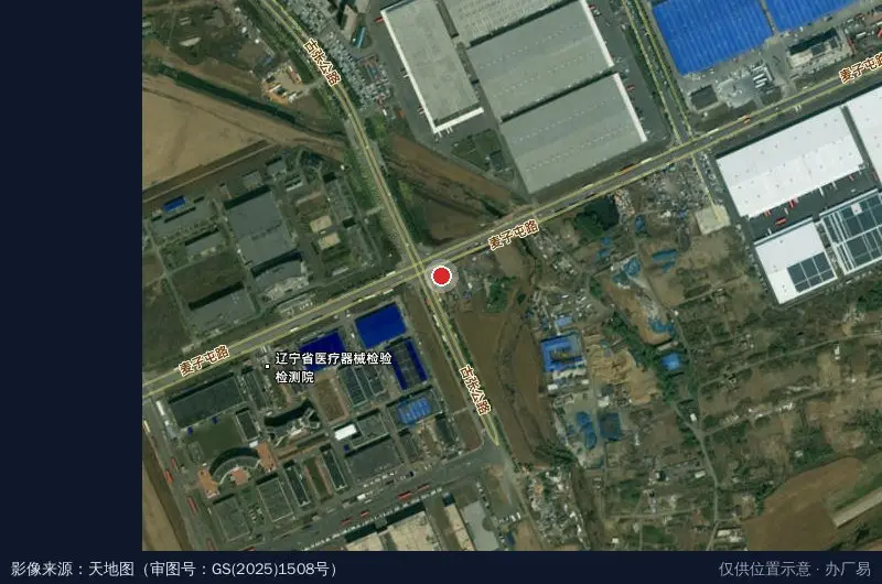 电子商务产业园卫星位置示意图