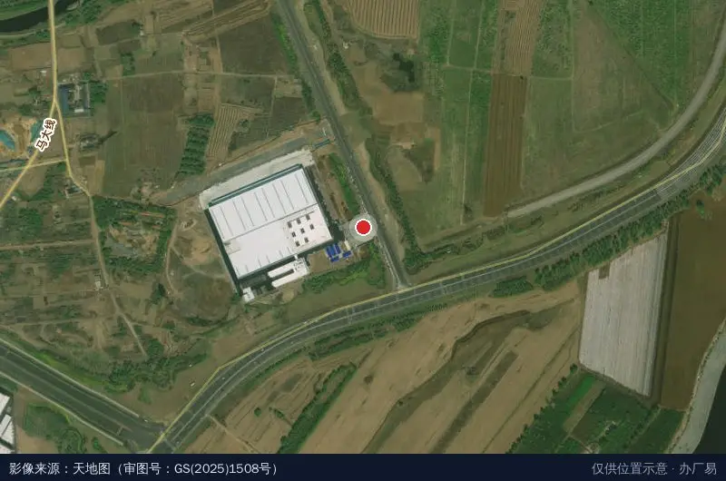 微控飞轮磁悬浮应用产业基地(建设中)卫星位置示意图