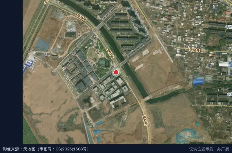 沈阳万科中日产业园卫星位置示意图