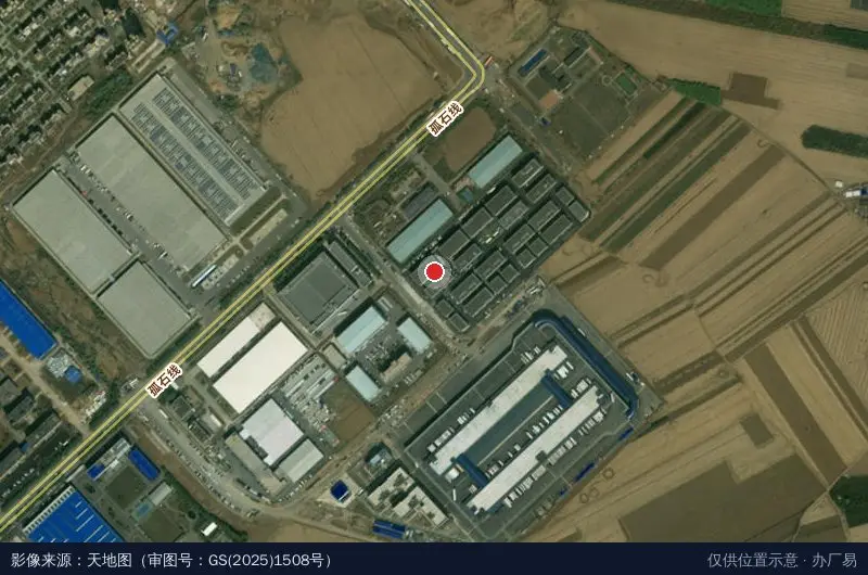 朗嘉安防科技产业园卫星位置示意图