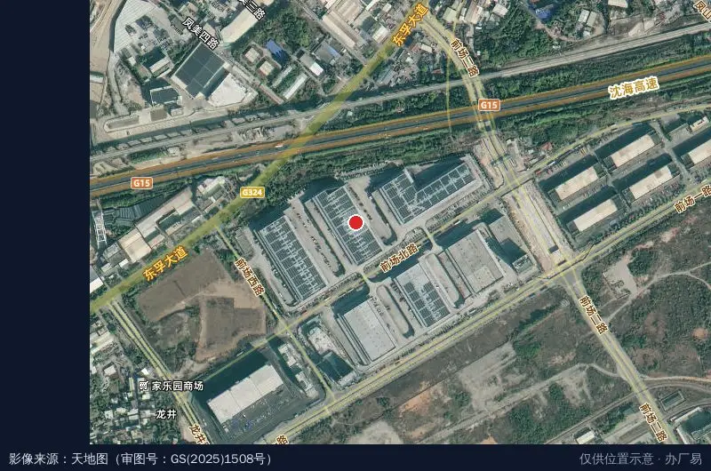 象屿智慧供应链产业园-北区卫星位置示意图