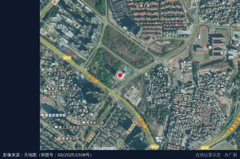 星宸科技园卫星位置示意图