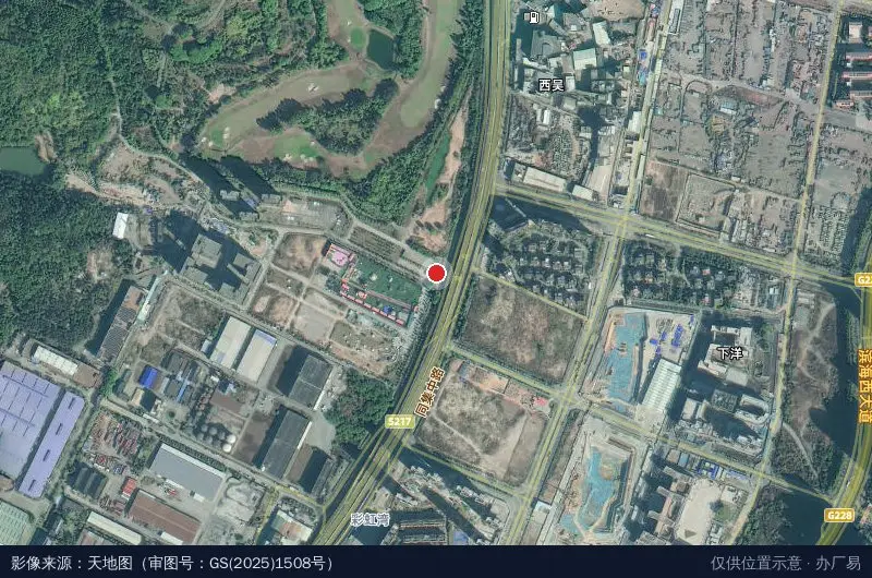 常青藤科技园卫星位置示意图