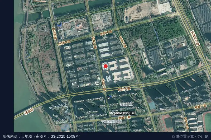 TCK产业园卫星位置示意图