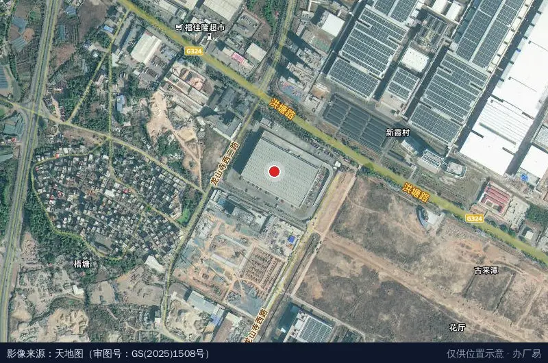 顺丰丰泰产业园·厦门卫星位置示意图