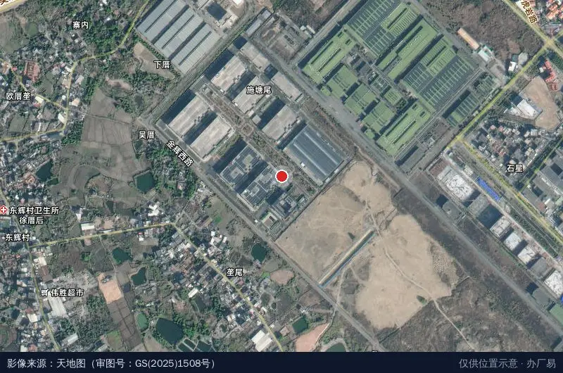 厦门势拓稀土永磁电机产业园卫星位置示意图
