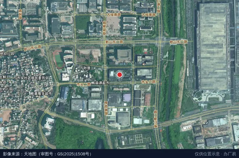 著赫(厦门)科技园卫星位置示意图