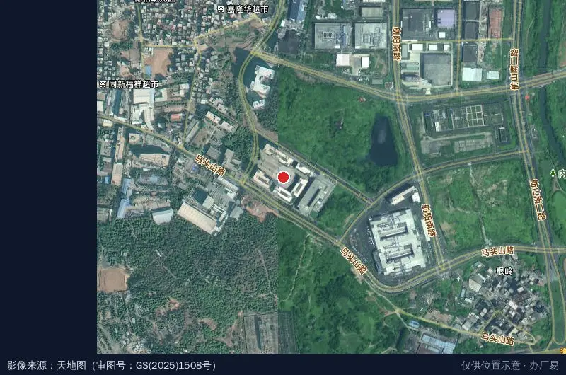 东亚纳米科技园卫星位置示意图