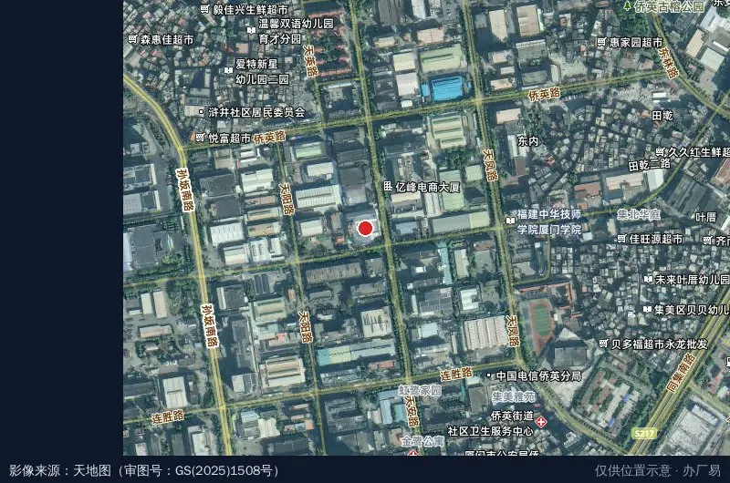 光博士科技园卫星位置示意图