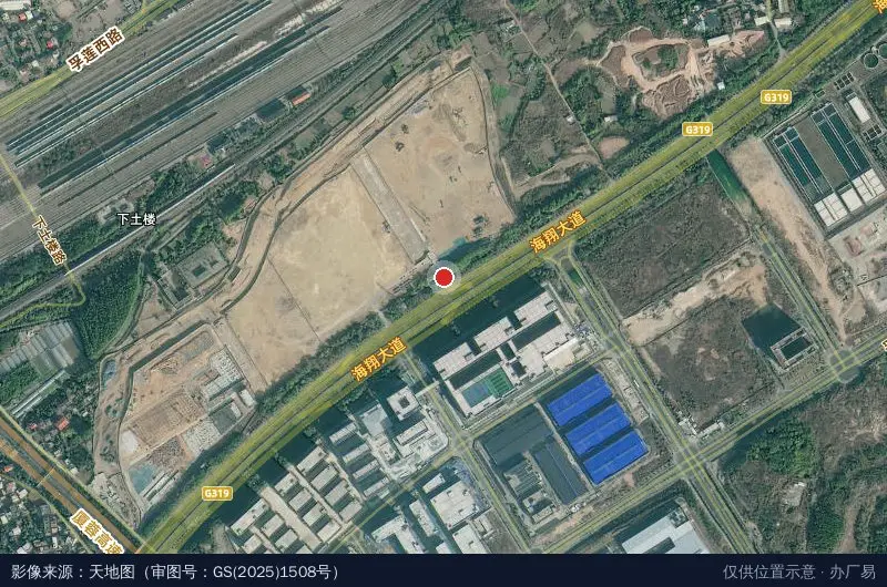 标特智能科技产业园卫星位置示意图