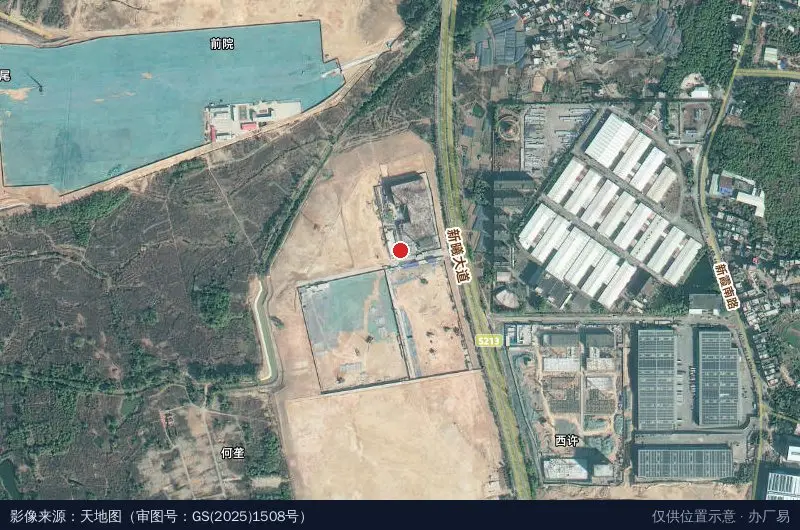 特美瑞科技产业园卫星位置示意图