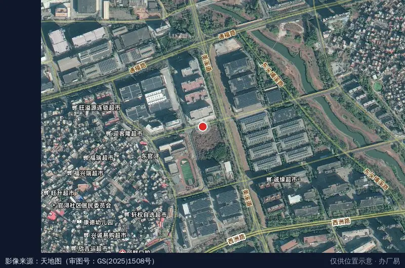瑞鸿图科技园卫星位置示意图