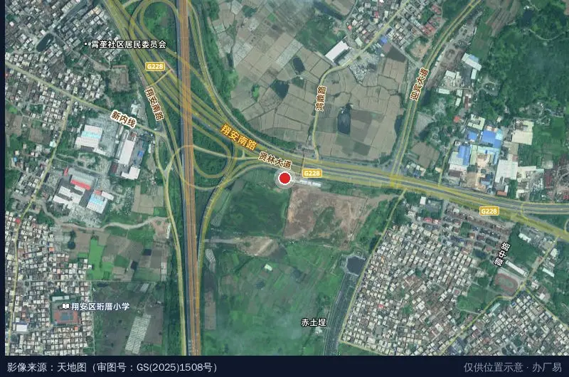 林巴赫航空发动机科技产业园(建设中)卫星位置示意图