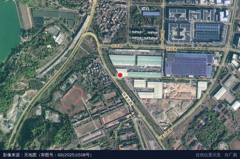 万佳泓厦门物流配送中心卫星位置示意图