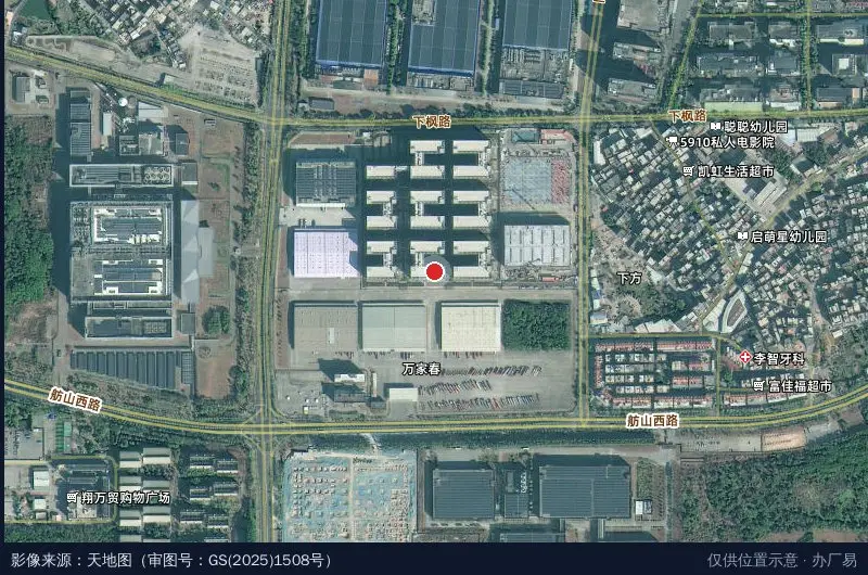 厦门火炬(翔安)保税物流中心卫星位置示意图