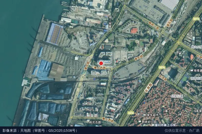 厦门数智萌宠科技产业基地卫星位置示意图