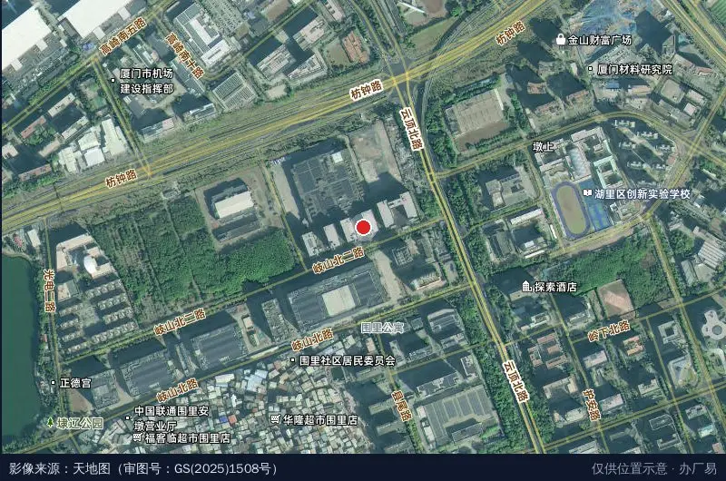 火炬集团信息技术产业园卫星位置示意图