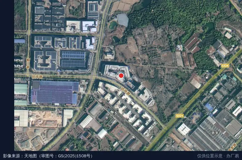 松元产业园(建设中)卫星位置示意图