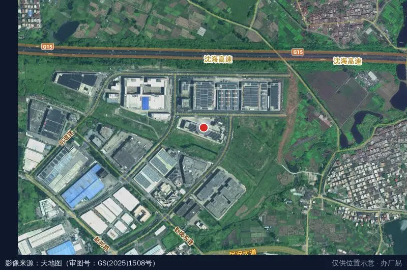 厦华科技(翔安)信息产业园(建设中)卫星位置示意图