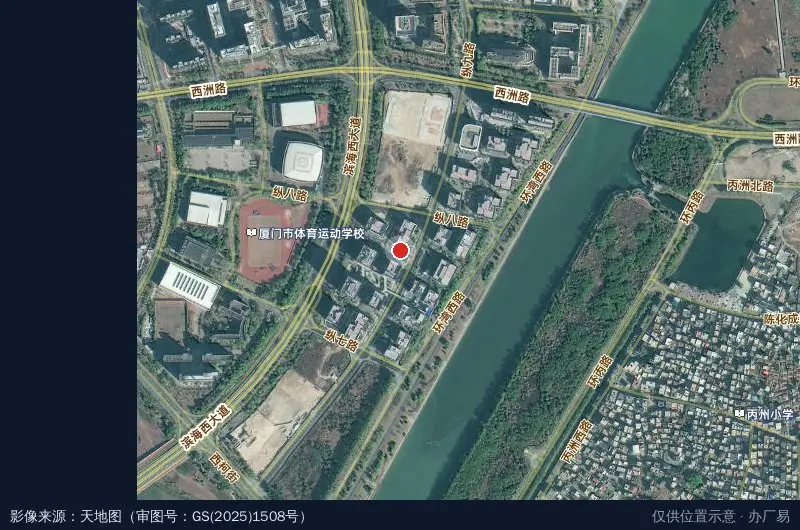 环东云谷卫星位置示意图