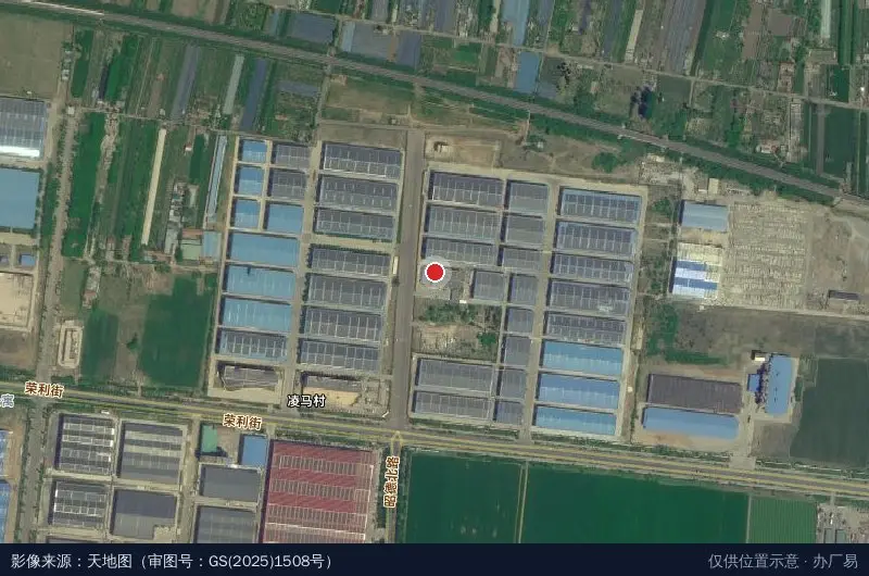 青州度辰智能制造产业园卫星位置示意图