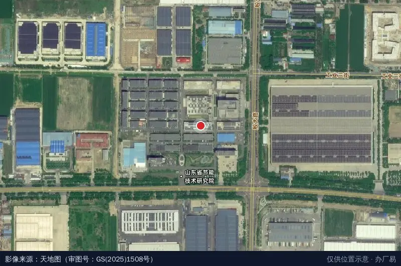 潍坊半导体(激光)产业园卫星位置示意图