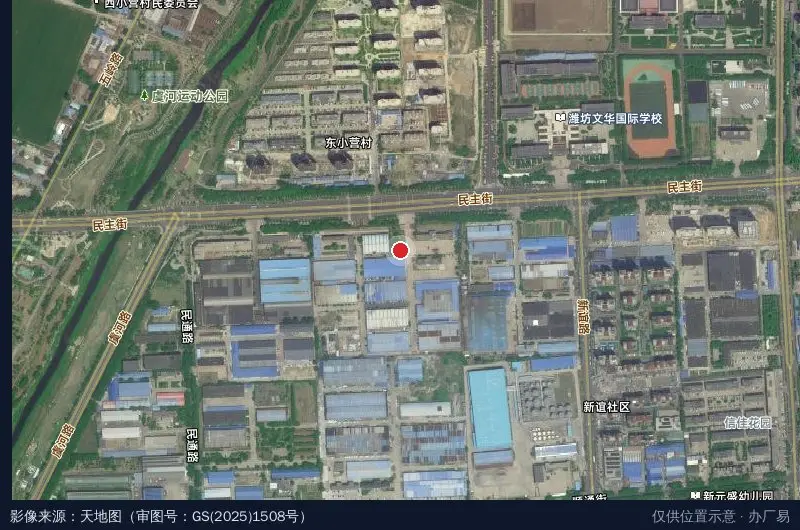 欣宝工业园卫星位置示意图