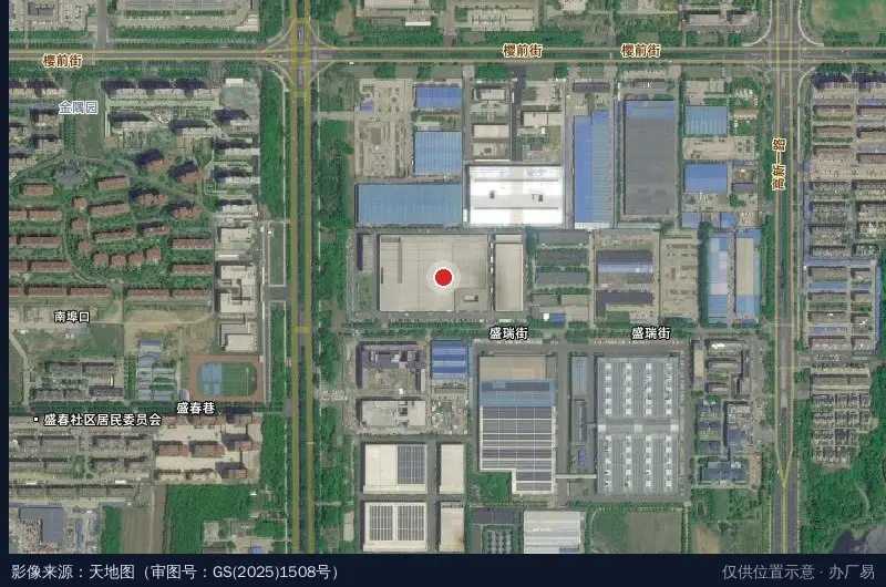山东高创智慧物流园卫星位置示意图