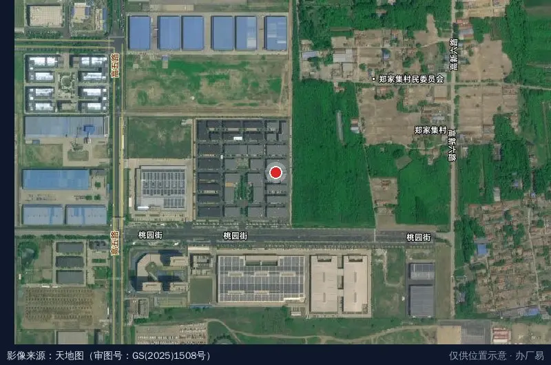 联东U谷保税区产业园卫星位置示意图