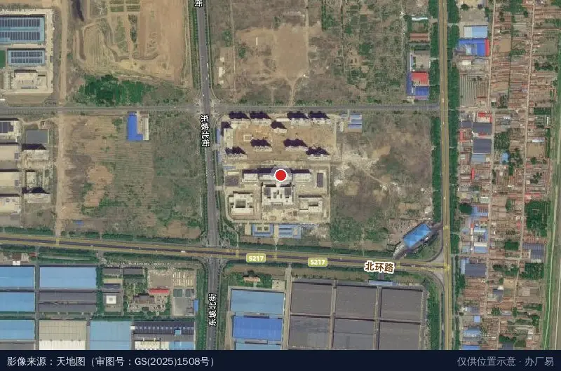 诸城医疗产业园卫星位置示意图