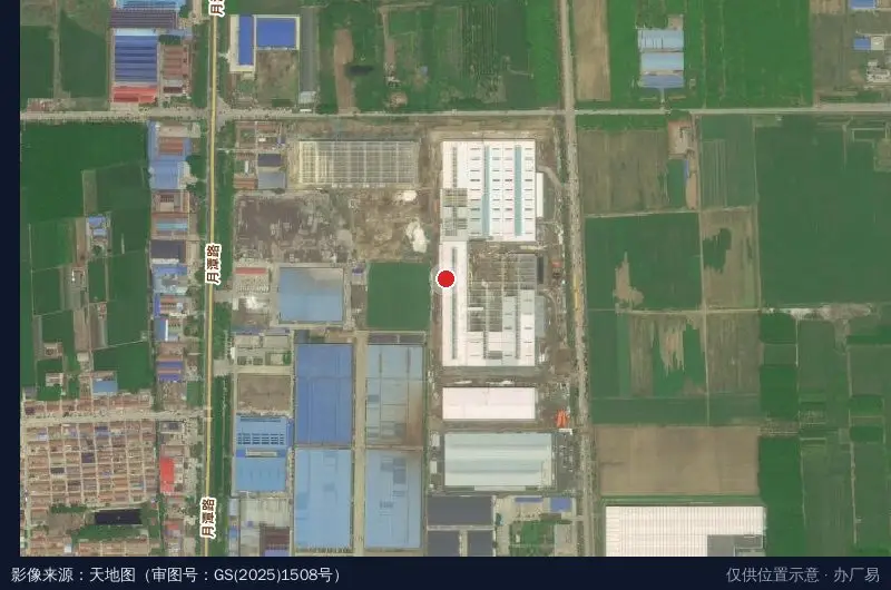 豪迈第五工业园卫星位置示意图
