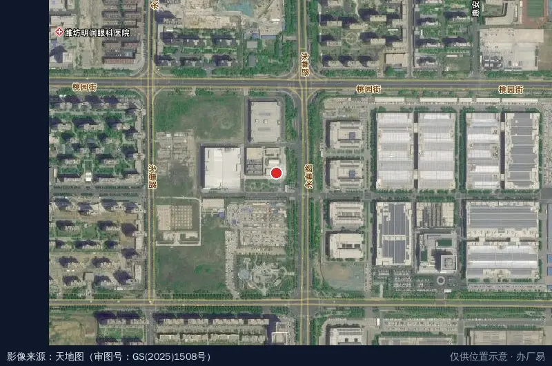 歌尔光电产业园四期(建设中)卫星位置示意图