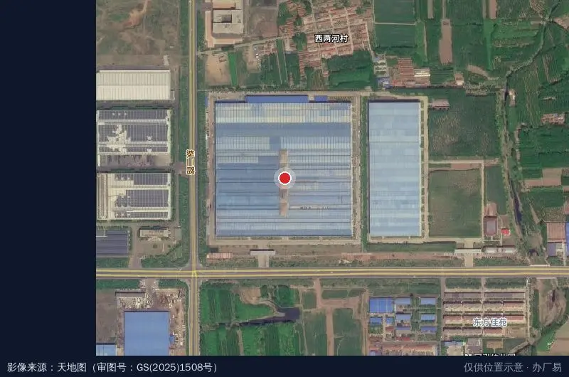 好美智能制造产业园卫星位置示意图