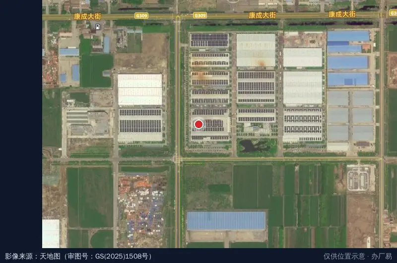 豪迈第三工业园A区卫星位置示意图