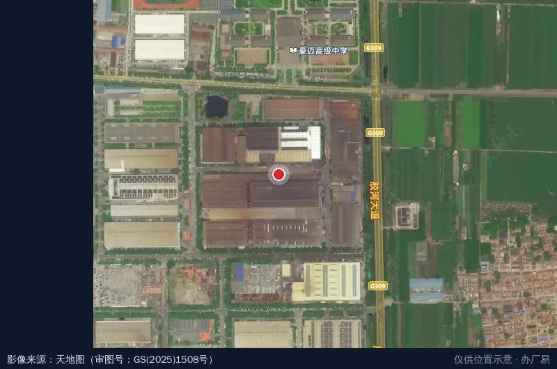 豪迈第二工业园 C区卫星位置示意图