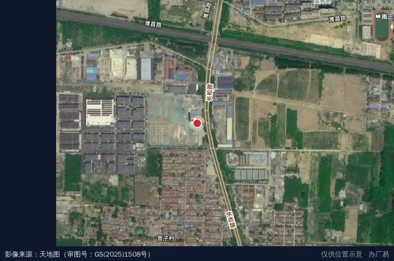 和欣工业科技创新总部基地卫星位置示意图