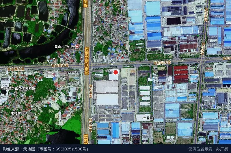 南昌小蓝经济技术开发区卫星位置示意图