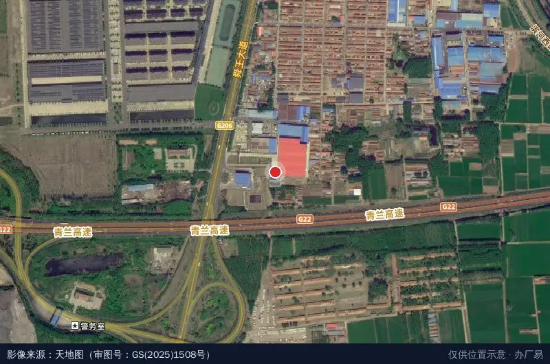 小兽科技产业园卫星位置示意图