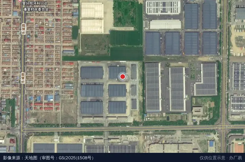 融辉潍坊物流园卫星位置示意图